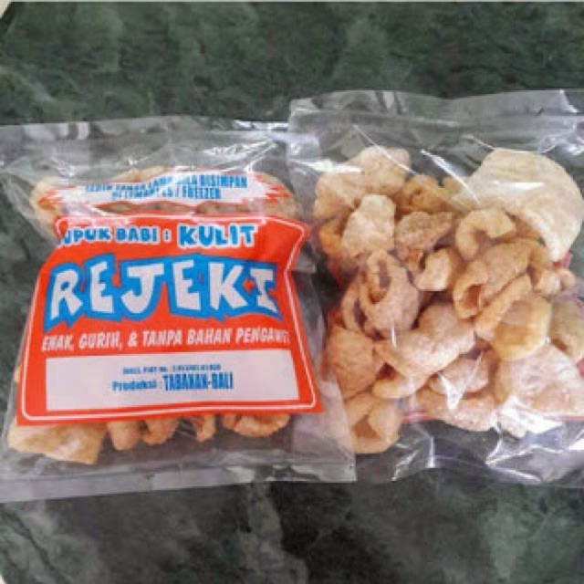 

PROMO!! Krupuk babi kulit Rejeki 70 gr