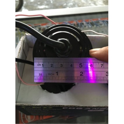 LED foglamp angel eyes 89mm universal