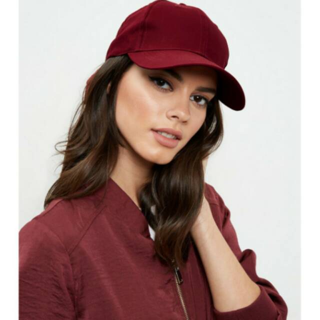 Topi Baseball cap polos rel palstik