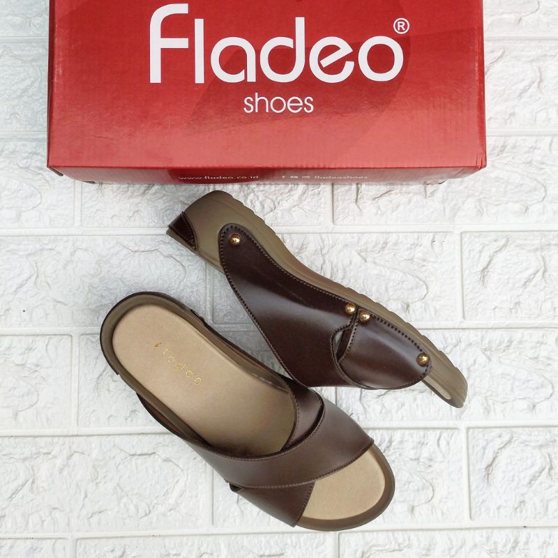 SANDAL WEDGES WANITA FLADEO BRANDED MATAHARI NNX51