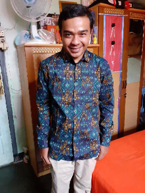 Morris Store Kemeja Batik Songket Pria Motif Clasic