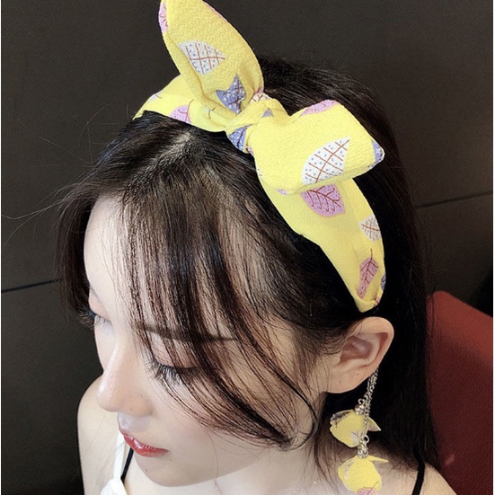 Bando Korea Perempuan Dewasa Pita Rumbai Hiasan Kristal Bandana Fashion Wanita Lucu Aksesoris Rambut fashion style korea Premium AK127