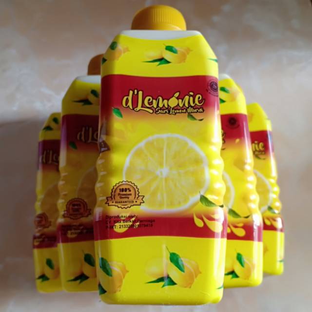 Pelangsing Alami Sari Lemon Murni Dlemonie 500ml Shopee Indonesia