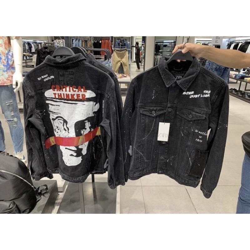 JAKET JEANS ZARA MAN