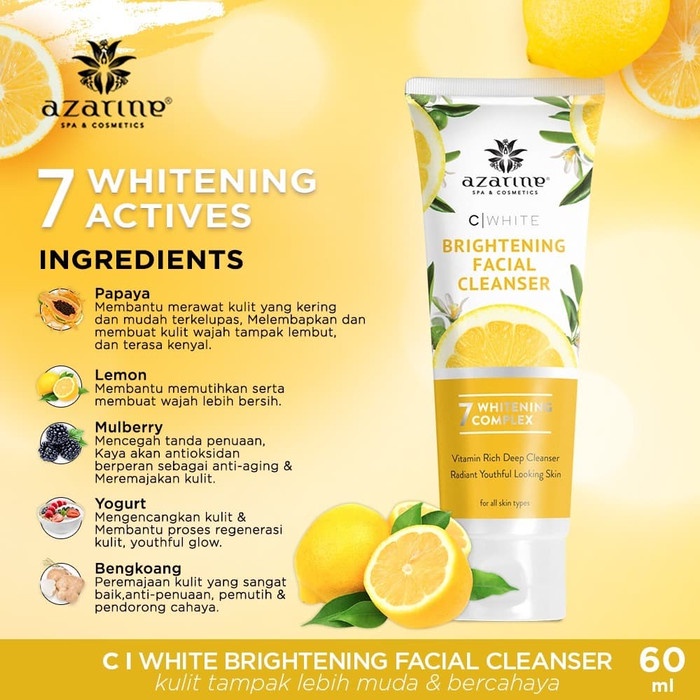 Azarine Brightening Facial Cleanser 60 Ml
