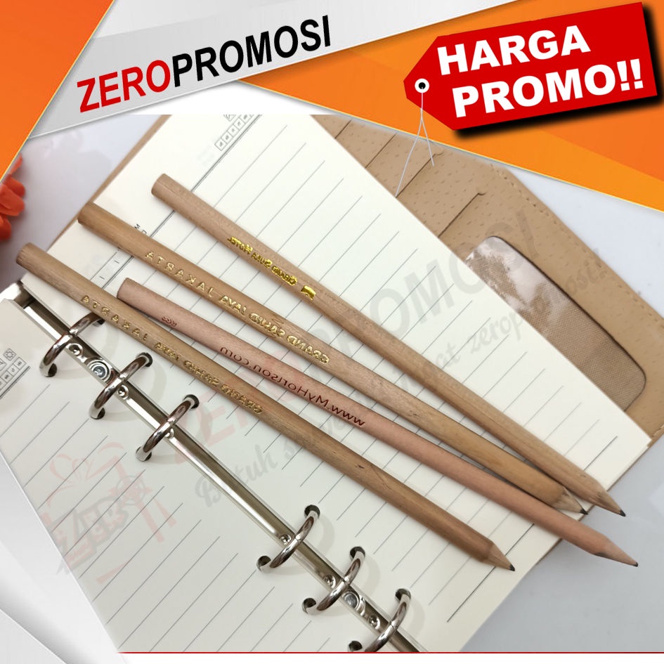 

Pensil Kayu Bulat Alami Dengan Cetak Logo Untuk Souvenir