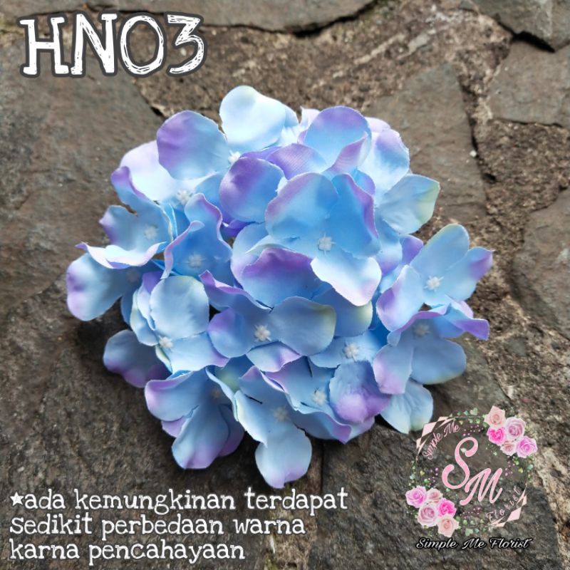 Bunga Plastik Hortensia Hydrangea Bundle Bunga Artificial Dekorasi Mahar-HN03