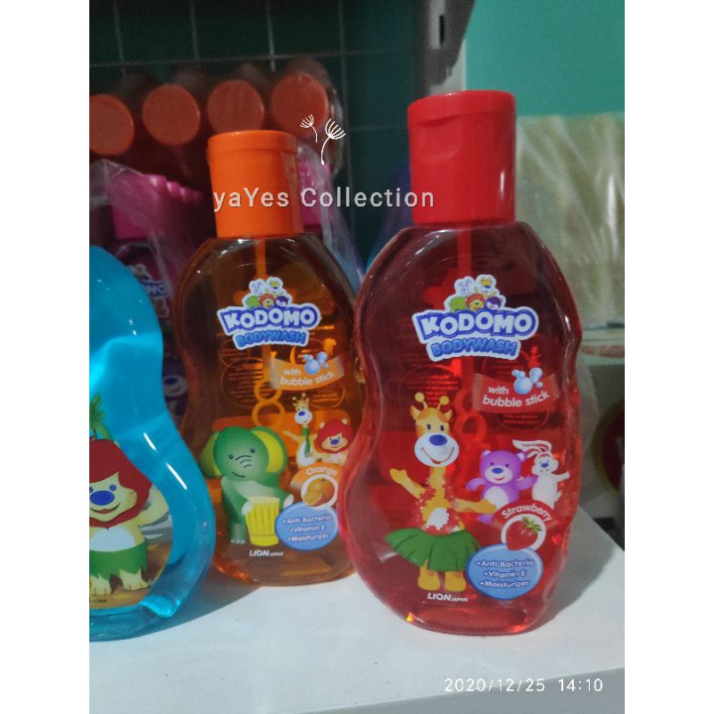 Kodomo shampoo and conditoner 200 ml baby anak orange stroberi sampo bodywash wash blueberry cerry