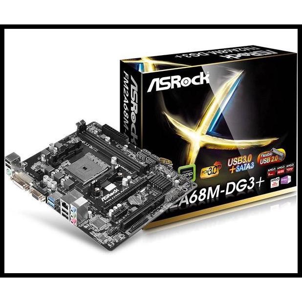 Asrock Fm2A68M-Dg3+ (Fm2+, Amd A68H, Ddr3) Promo Hari Ini
