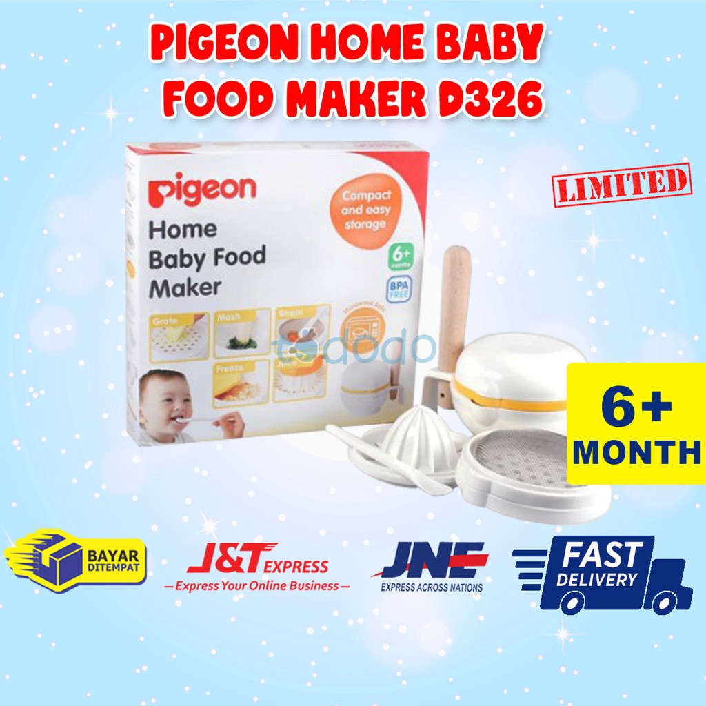 Pigeon Home Baby Food Maker D326 Alat Pembuat MPASI Shopee Indonesia