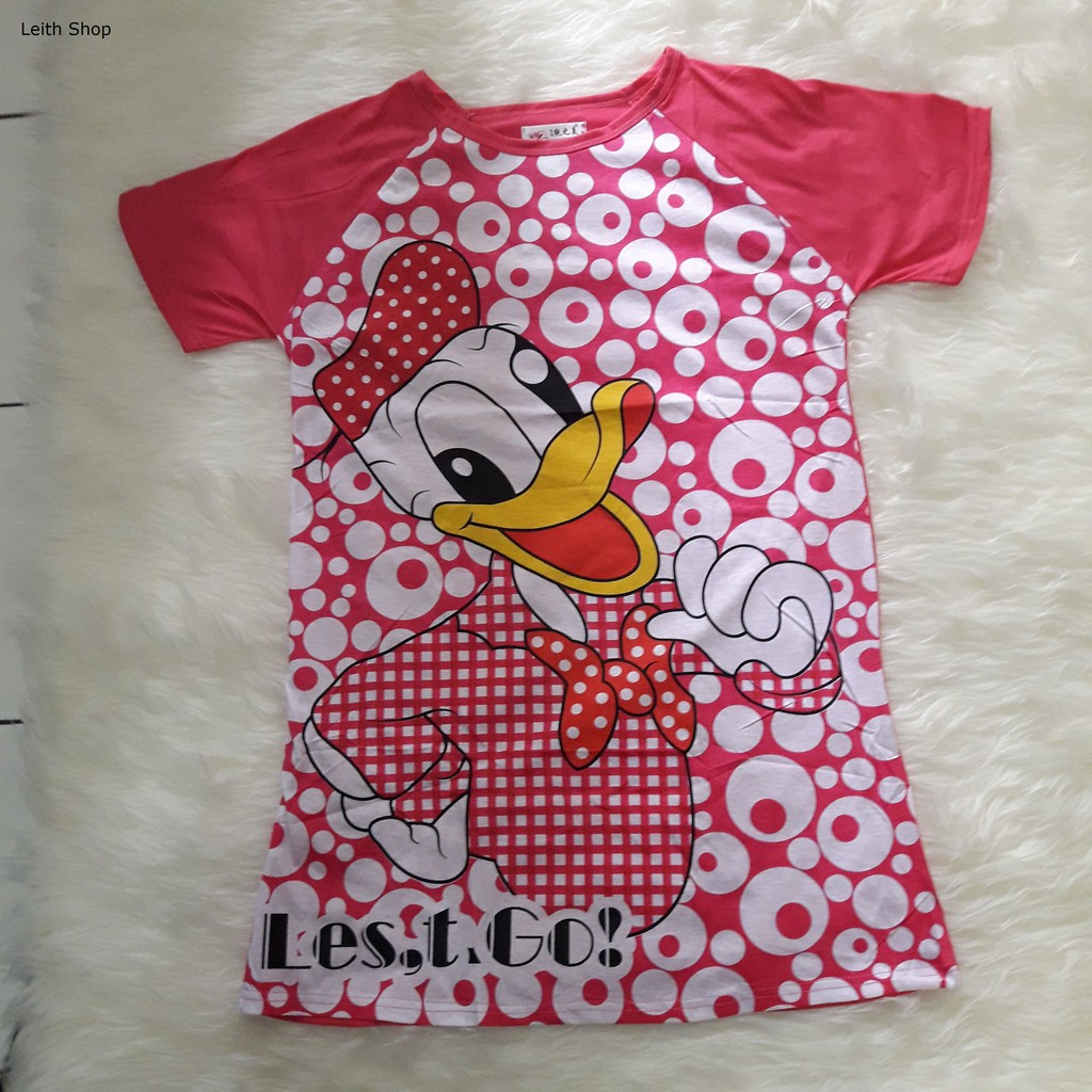 Baju Daster Pakaian Tidur Donald Daisy Duck Desi Bebek Desy Tsum Cewek