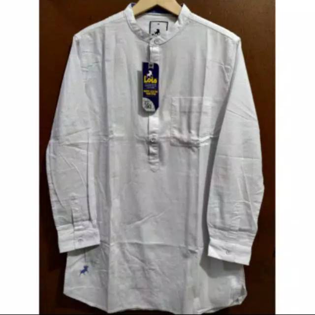 Baju Kemeja koko Lois Original Baju Koko Pria Merk Lois kode KL995MWHXL