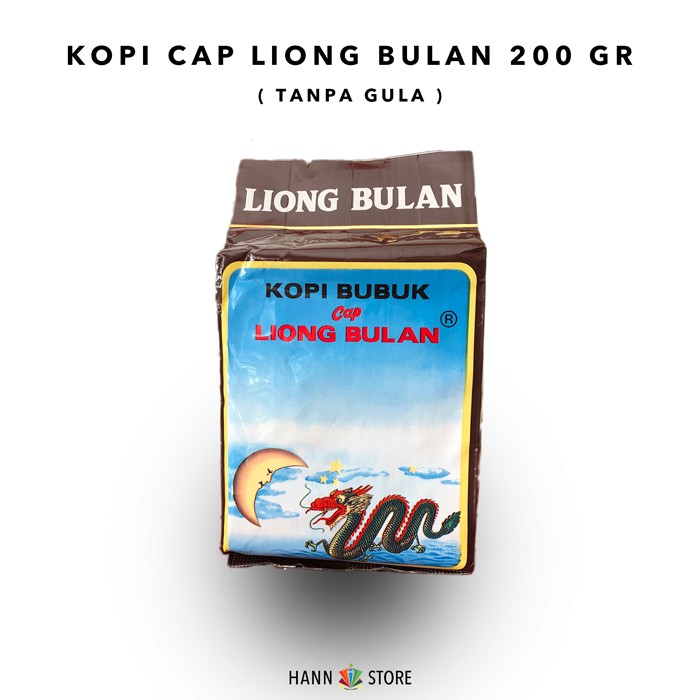 

Kopi Liong Bulan 200gr. Kopi bubuk tanpa gula. Kopi Legend Bogor.