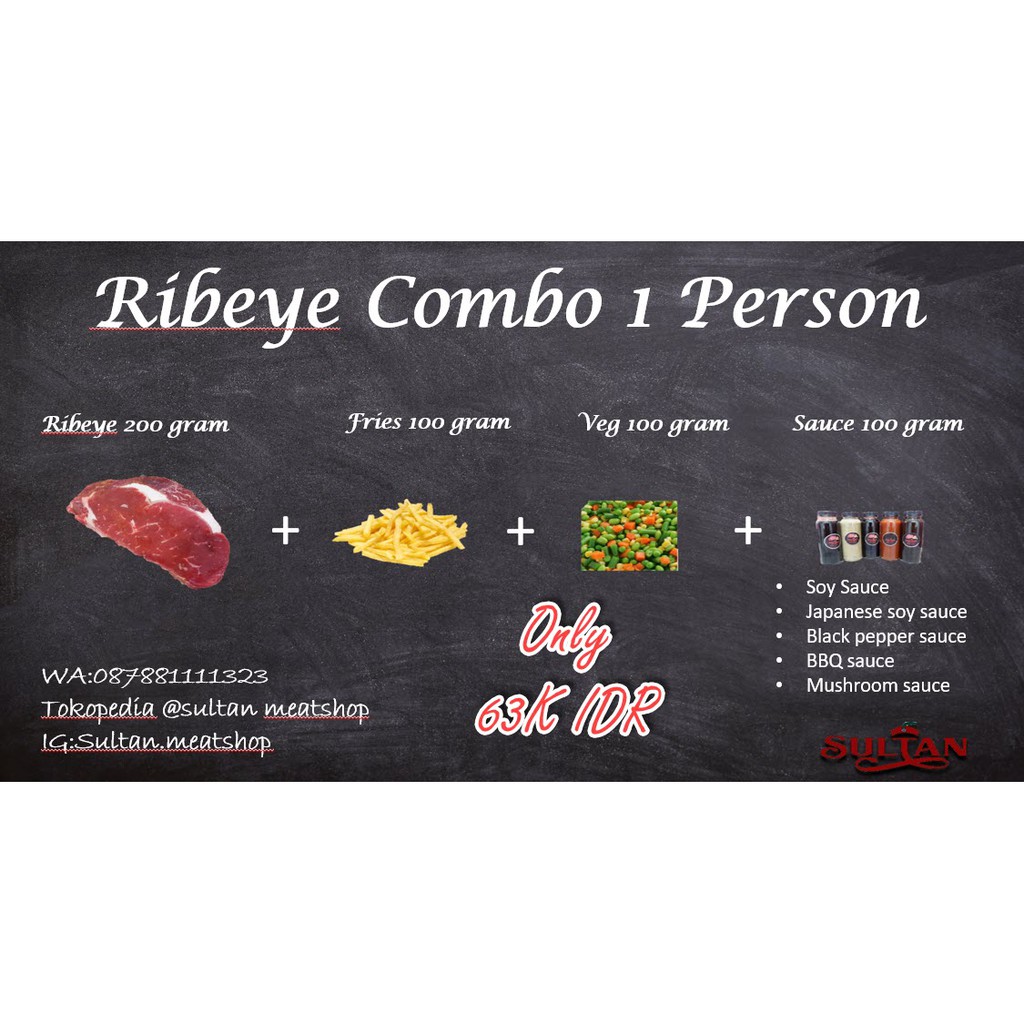 

Steak Packet Combo 1 Person