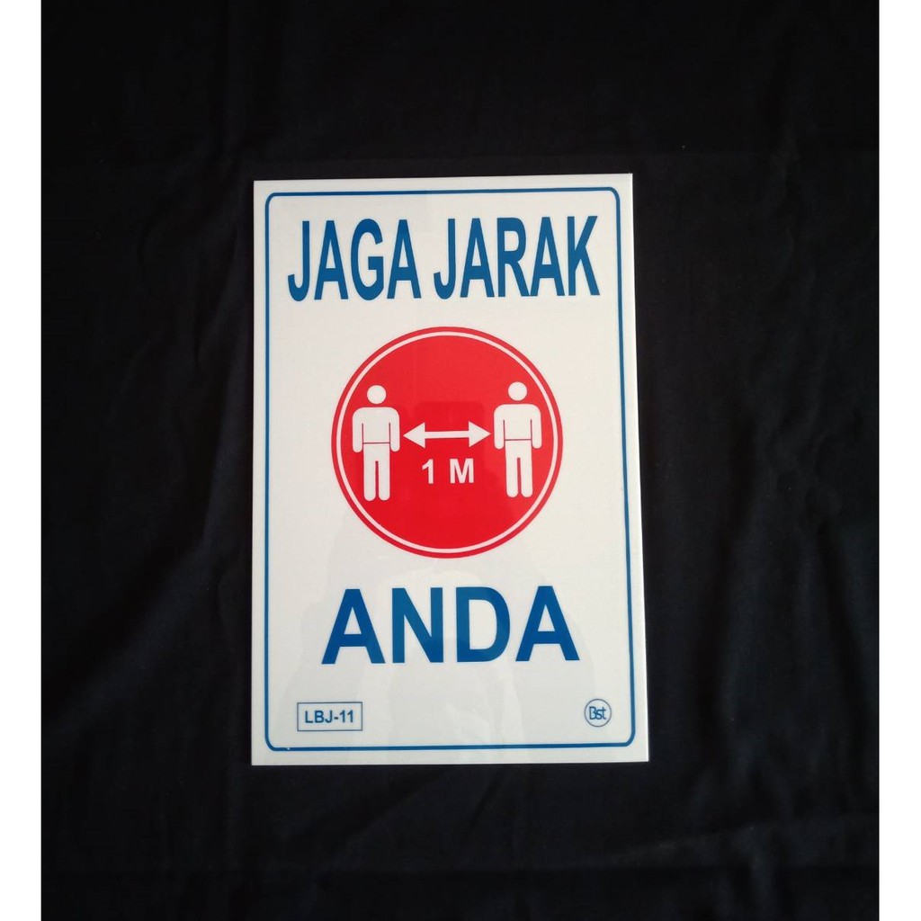 

Label Akrilik Jaga Jarak Jumbo