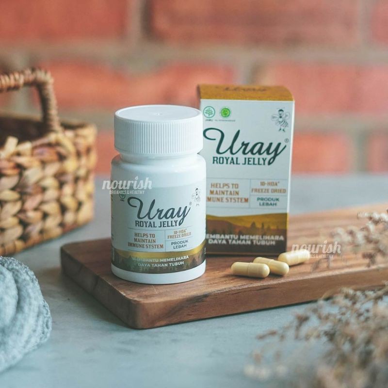 

w2fit Uray Royal Jelly 30 Kapsul / Madu Royal Jelly