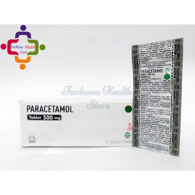 Original Paracetamol 500 mg Promed / Paracetamol / Untuk Nyeri & Demam