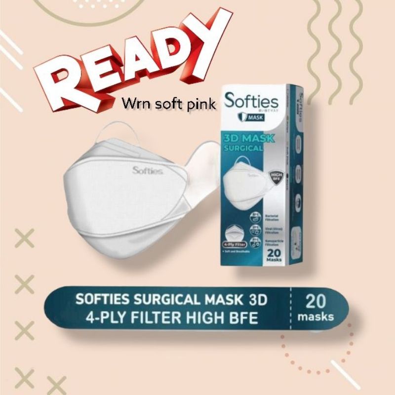 READY masker softies surgical mask 3D