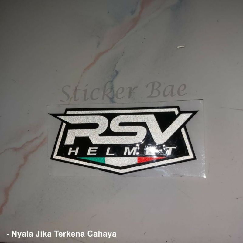 stiker logo rsv cutting sticker helm