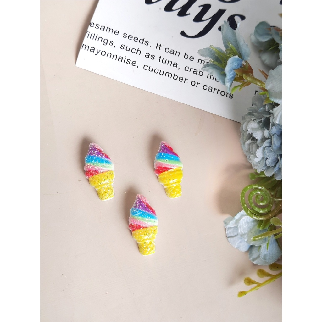 RESIN CLAY TEMPEL MIX MOTIF DAN WARNA MANIK PAREL CINCIN | BAHAN CRAFT CLAY GELANG BROS KALUNG STRAP MASK MASKER PAREL MANIK CRAFT KERAJINAN LUMAJANG FASHION-CLay ice cream 1bj