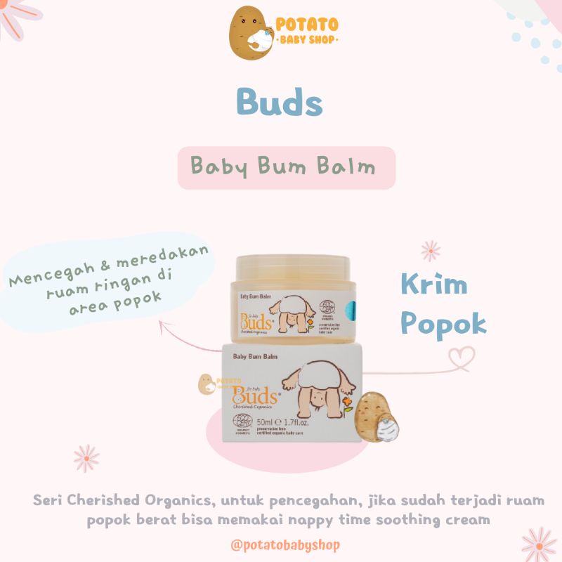 Buds Cherished Organics - Baby Bum Balm