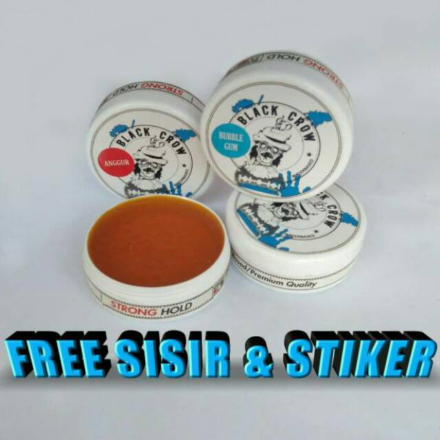 Blackcrow Pomade Waterbased 55grm/pomade waterbased murah