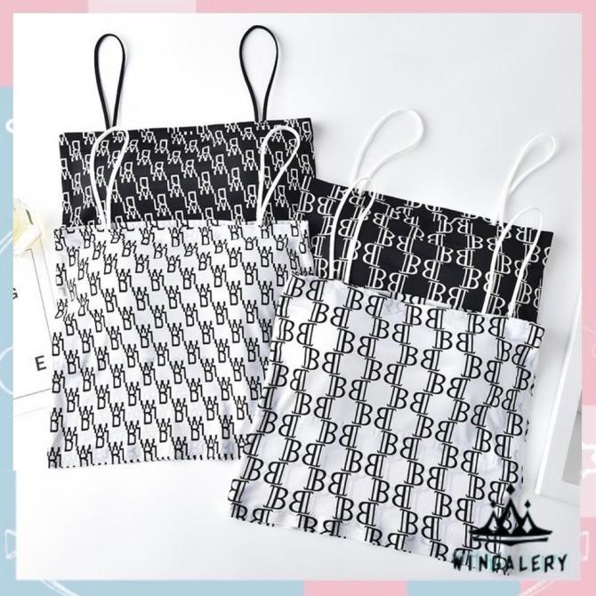 WINGALERY Bra Tanktop fashion wanita tanpa kawat sexy bh pakaian dalam