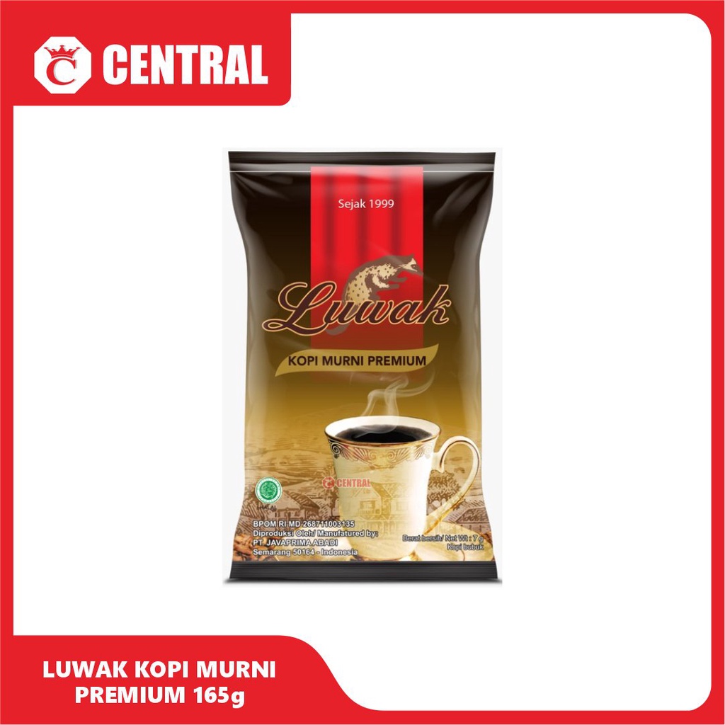 

LUWAK KOPI MURNI PREMIUM 165GR / Centralbandung