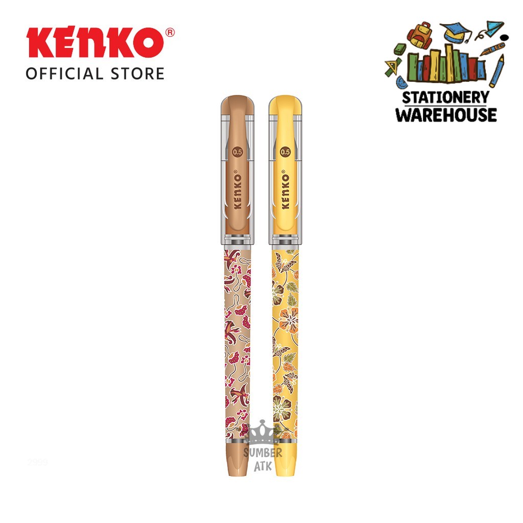

Pulpen / Pena KENKO GEL PEN BG 20 BATIK BLACK