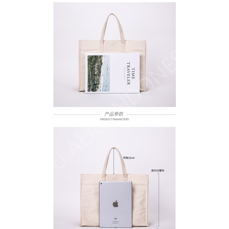 SATU ALAT Hand Bag PUDJI 100% Canvas Premium Tebal Tas Kanvas