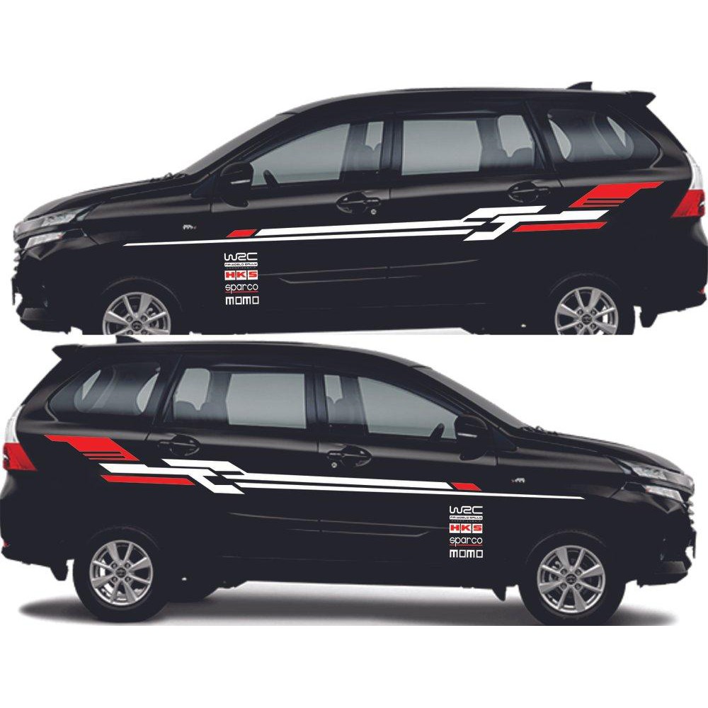 STIKER MOBIL AVANZA CUTTING STIKER AVANZA STRIPING AVANZA Shopee Indonesia