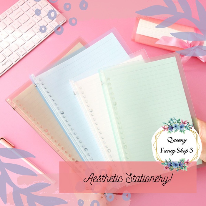 

Produk Dusty Plain Color Slim File Binder A5 B5 / Buku Binder Aesthetic Bagus