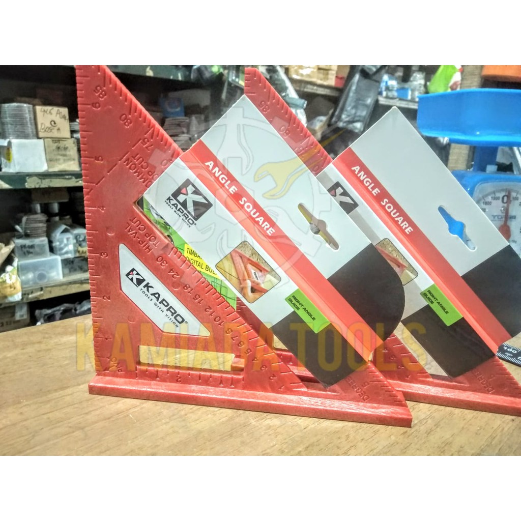 Angle Square KAPRO/ Angle Speed Rafte Square KAPRO/ Penggaris Siku Segitiga KAPRO