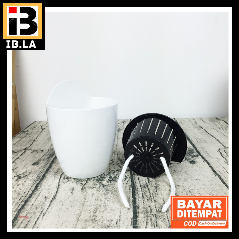 COD (IB.LA) B130 Self Watering Pot / Pot Bunga Otomatis / Pot Bunga Hidroponik