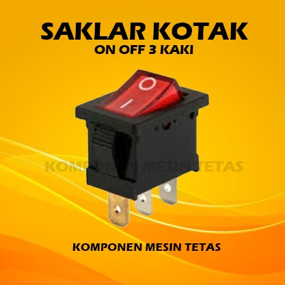 Saklar Kotak On Off 3 Kaki MTTU