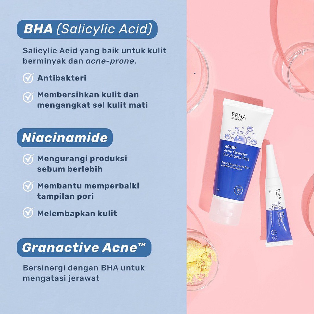 ERHA AcneAct Series | Spot Gel Sun ACSBP Toner Moisturizer