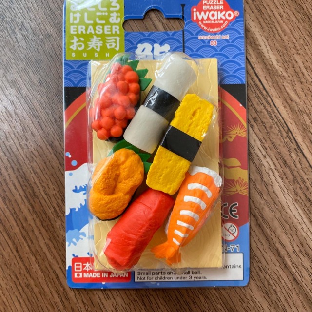 

Penghapus Iwako Eraser Omokeshi Set No. 3