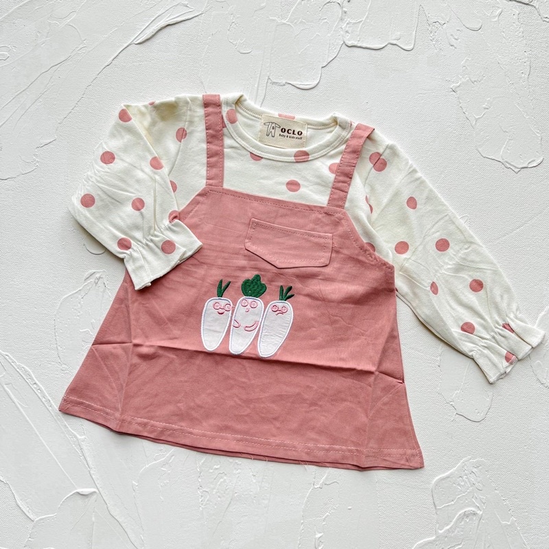 Bunny Carrots Dress Anak