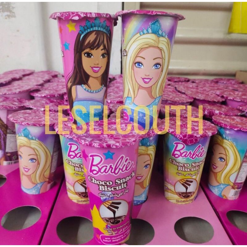 

barbie choco snack biscuit / biskuit barbie / cokelat barbie isi 20 pcs per box