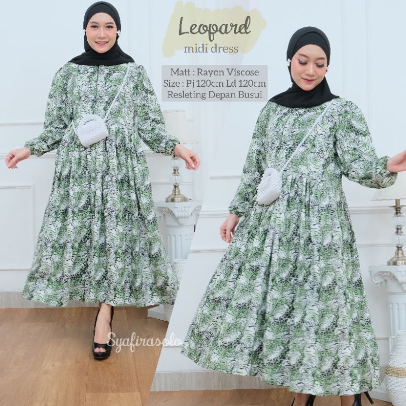 PROMO MIDI DRESS MOTIF RAYON JUMBO LD 120