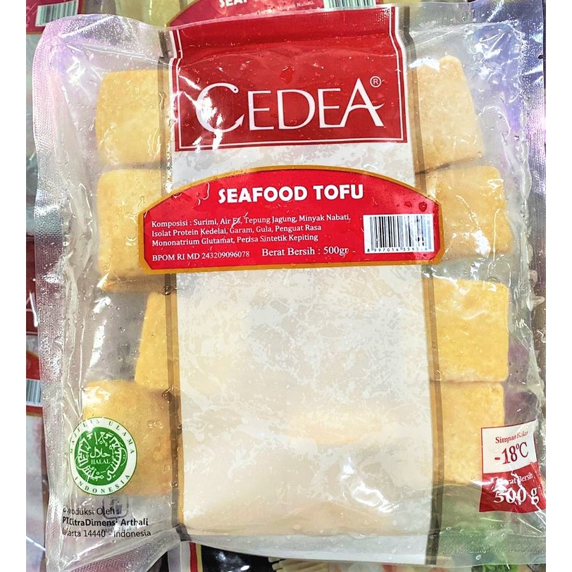 

Cedea Seafood Tofu 500gr