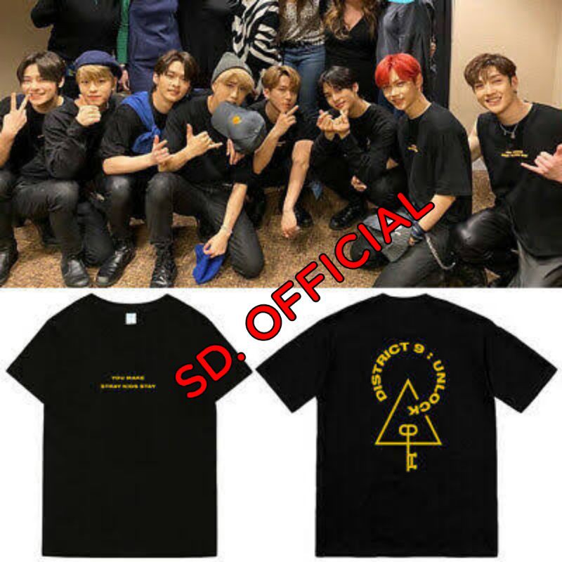 Kaos T-Shirt You Make Straykids Stay Unlock : 9 Gold