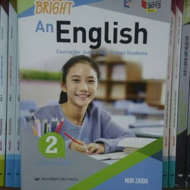 Buku SMP Bright An English Kelas 8 Erlangga