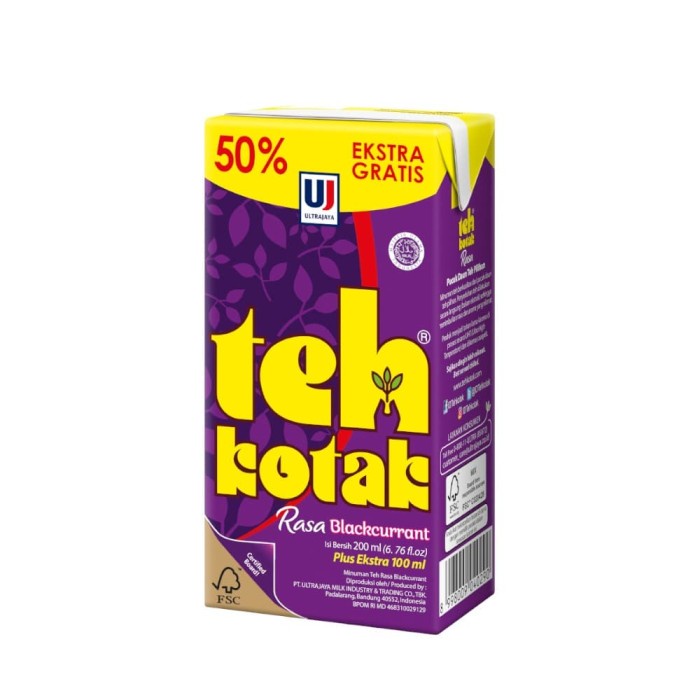 

Bb0621D Teh Kotak Rasa Blackcurrant 6X300Ml 0547771