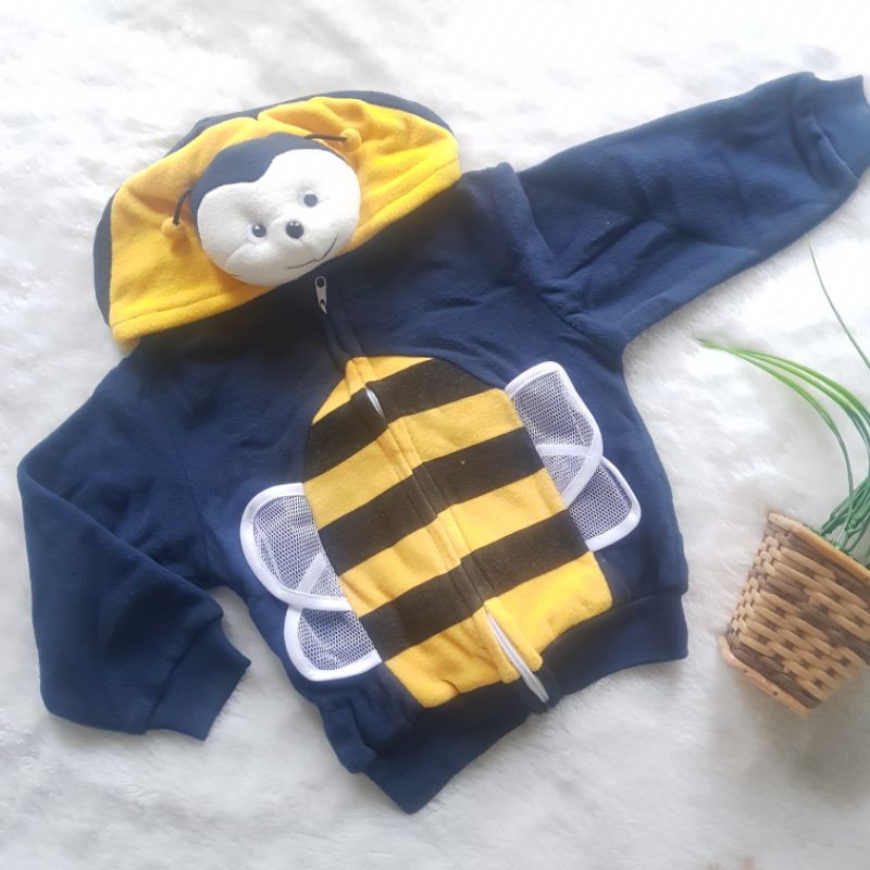 JAKET ANAK KARAKTER TUK ANAK 1 TH-CORAK BEE