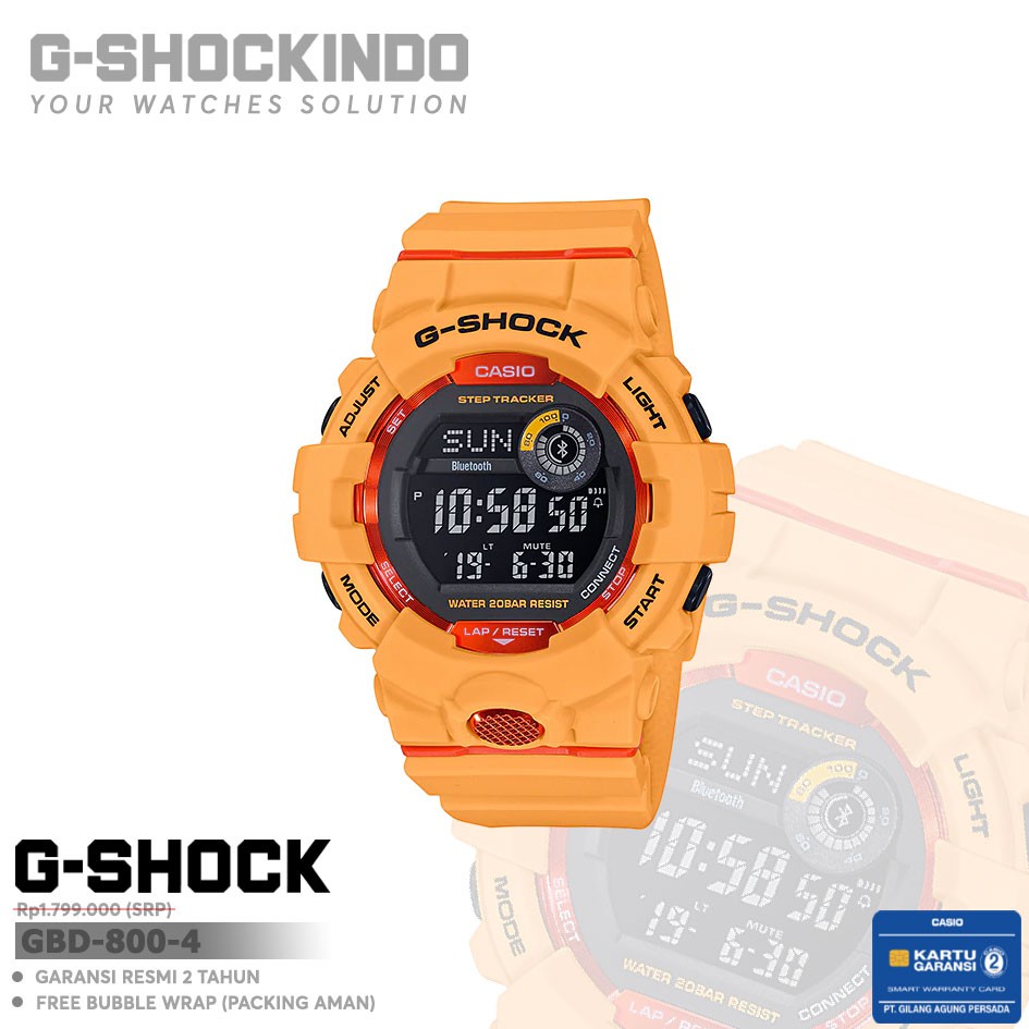 Casio G-Shock GBD-800-4 / GBD-800-4DR Original
