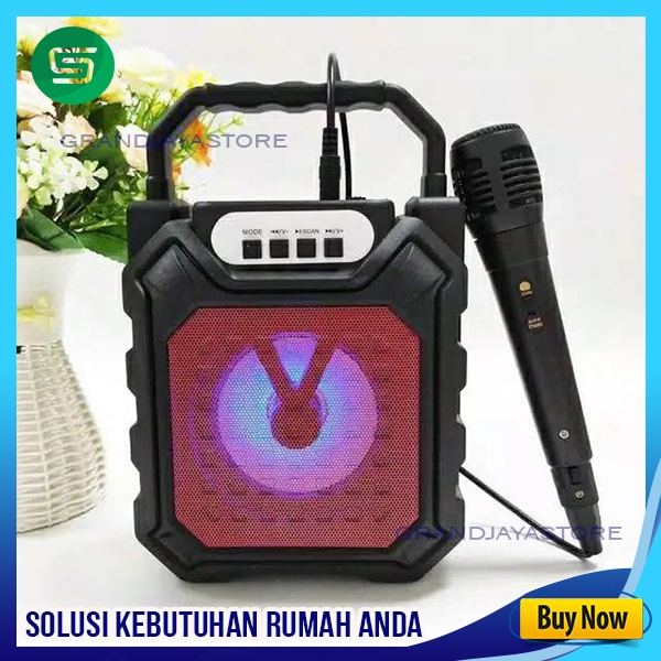 Speaker Karaoke Bluetooth - Speaker Mic Bluetooth - SX 2002 bluetooth karaoke free mic speaker / Spe