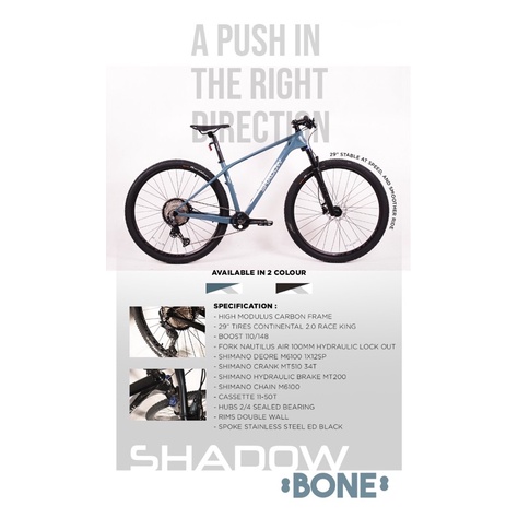 Sepeda Mtb Shadow Bone 29”