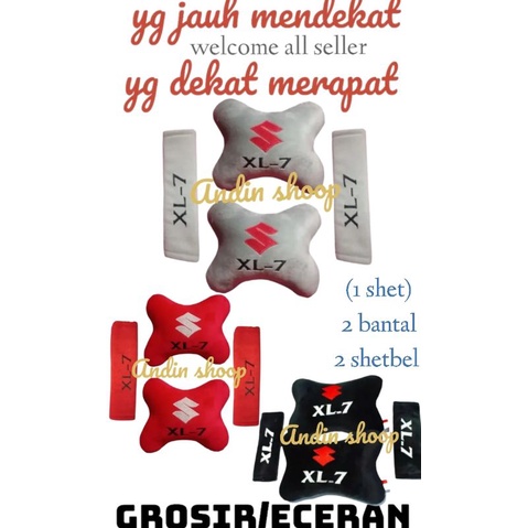 BANTAL MOBIL SUZUKI XL 7/SANDARAN KEPALA/AKSESORIS