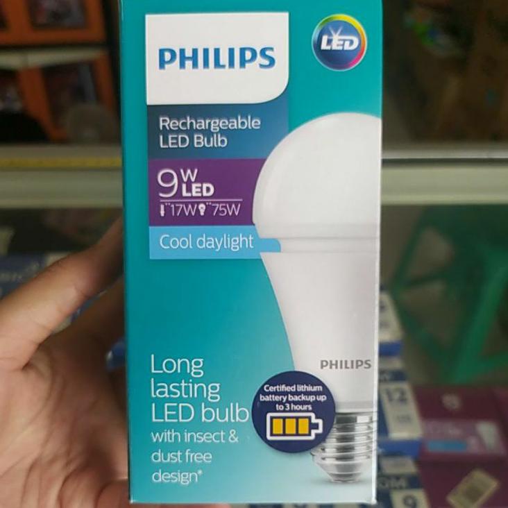 Big Sale.. lampu emergency philips 9 watt